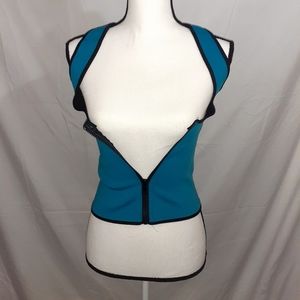 Vest Waist Trainer Blue and Black